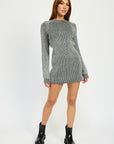 Emory Park Mock Neck Mini Rib Dress