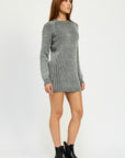 Emory Park Mock Neck Mini Rib Dress