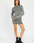 Emory Park Mock Neck Mini Rib Dress