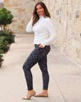 Julia Rose The Jillian Plaid Leggings