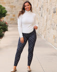 Julia Rose The Jillian Plaid Leggings