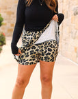 Julia Rose The Kylie Leopard Skort