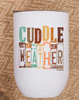 Fall Harvest Cuddle Weather Plates Wine Cup