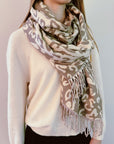 On Trend Leopard Pattern Scarf