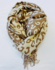 On Trend Leopard Pattern Scarf