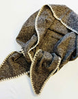 Preciously Stitched Triangle Shawl Scarf