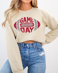 Game Day Football  Graphic Fleece Sweatshirts