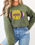 Game Day Football Graphic Fleece Sweatshirts