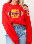 Game Day Football Graphic Fleece Sweatshirts