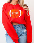 Game Day Football Graphic Fleece Sweatshirts