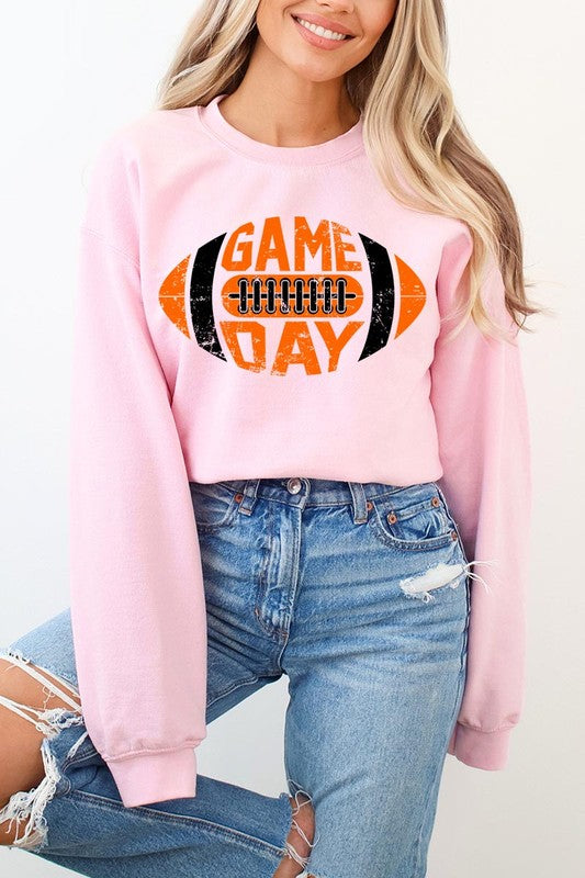 Game Day Football Graphic Fleece Sweatshirts