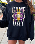 Game Day with Football Graphic Fleece Sweatshirts