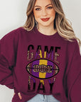 Game Day with Football Graphic Fleece Sweatshirts