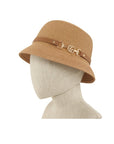 Straw Fashion Hat With GC Buckle