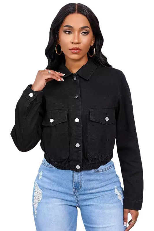 Women&#39;s Fashion Denim Jacket by Claude