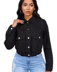 Women's Fashion Denim Jacket by Claude