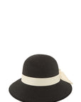 Straw Fashion Hat With Ribbon Accent