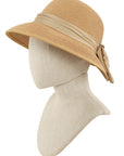 Straw Fashion Hat With Ribbon Accent