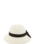 Straw Fashion Hat With Ribbon Accent