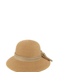 Straw Fashion Hat With Ribbon Accent