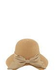 Straw Fashion Hat With Ribbon Accent