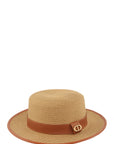 Straw Fashion Hat With Strap