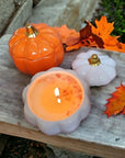 Pumpkin Soy Wax Candle - ORANGE