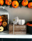 Pumpkin Soy Wax Candle - WHITE