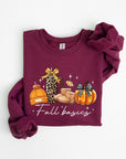 Fall Basics Graphic Fleece Sweatshirts