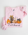 Fall Basics Graphic Fleece Sweatshirts