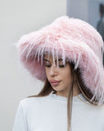 Fluffly Faux Fur Bucket Hat