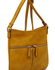 Front Zip Pocket Crossbody Bag