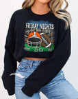 Gameday Orange Helmet Friday Nights Sweatshirt