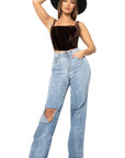 GJG Denim Tyger Wide Leg Jean