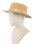 Straw Fashion Hat With CG Knot Accent