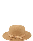 Straw Fashion Hat With CG Knot Accent