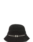 H Metal Accent Bucket Hat