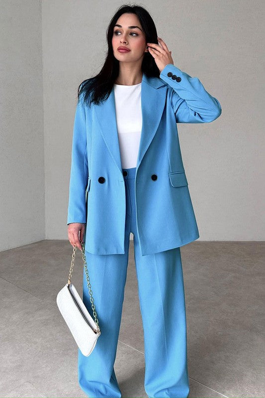 Women&#39;s Fashion Blazer Suit Set by Claude