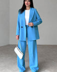 Women's Fashion Blazer Suit Set by Claude