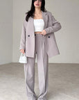 Women's Fashion Blazer Suit Set by Claude