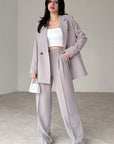 Women's Fashion Blazer Suit Set by Claude