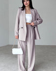 Women's Fashion Blazer Suit Set by Claude