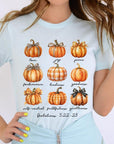 Fruits of The Spirit Christian Pumpkin Graphic Tee