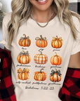 Fruits of The Spirit Christian Pumpkin Graphic Tee