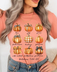 Fruits of The Spirit Christian Pumpkin Graphic Tee