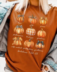 Fruits of The Spirit Christian Pumpkin Graphic Tee