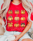 Fruits of The Spirit Christian Pumpkin Graphic Tee