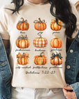 Fruits of The Spirit Christian Pumpkin Graphic Tee