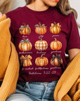 Fruits of The Spirit Christian Pumpkin Graphic Tee