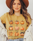 Fruits of The Spirit Christian Pumpkin Graphic Tee